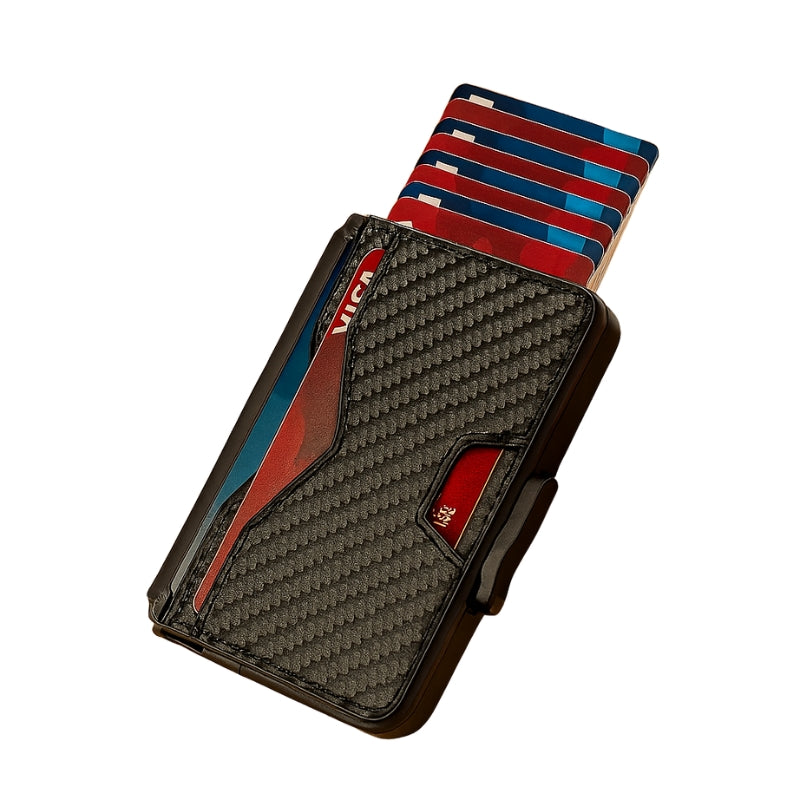 Jonas – Magnetische Kaarthouder met RFID-Bescherming voor Veilige Opberging Velani