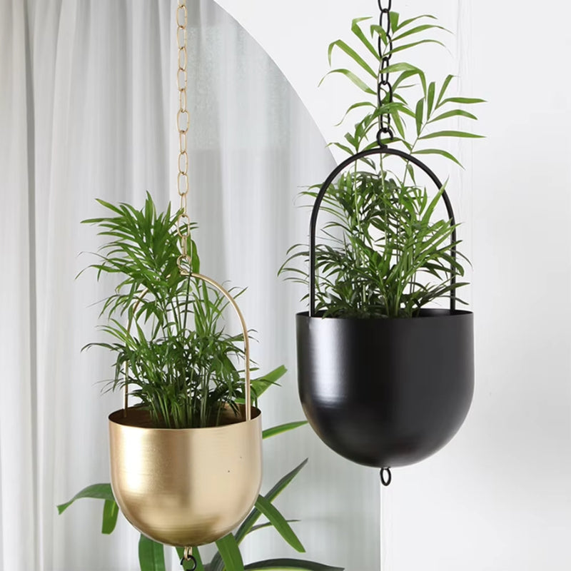 BloomHaven – Hanging Flower Pot with Chain
