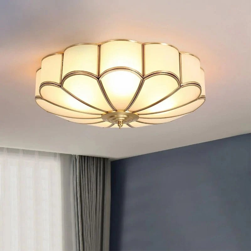 FloraGlow – LED Ceiling Lamp with Floral Design