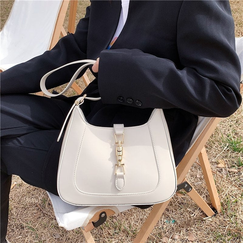 Olivia – Women's Bag with Adjustable Shoulder Strap and Buckle Closure