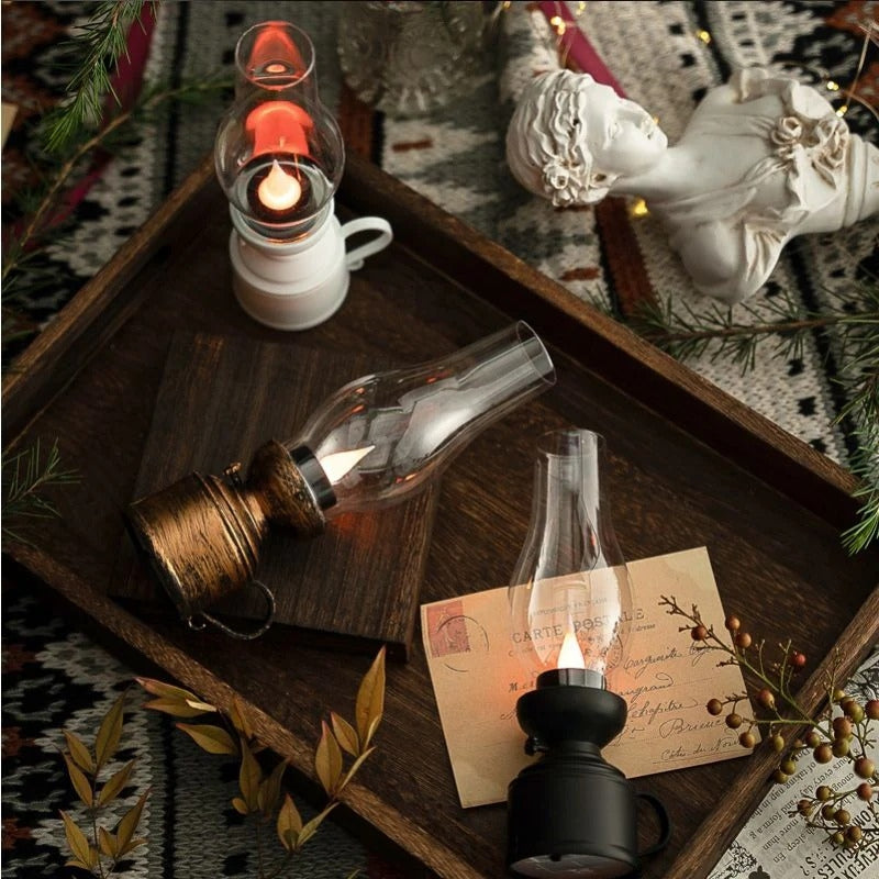GlowFlicker – Battery-powered LED Candle Lamp for Cozy Lighting