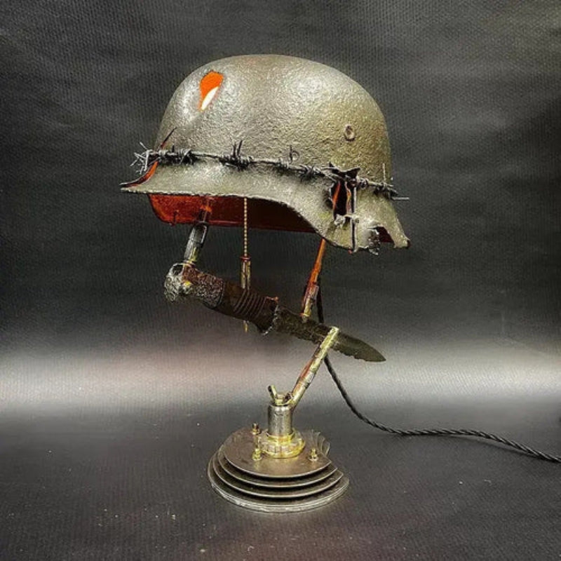 HelmoGlow – Helmet Lamp USB Desk Lighting for Home Decor