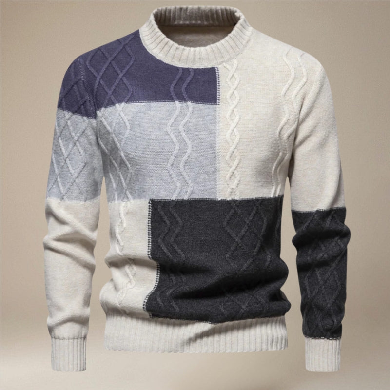 Julianus – Slim fit trui met lange mouwen en print Velani