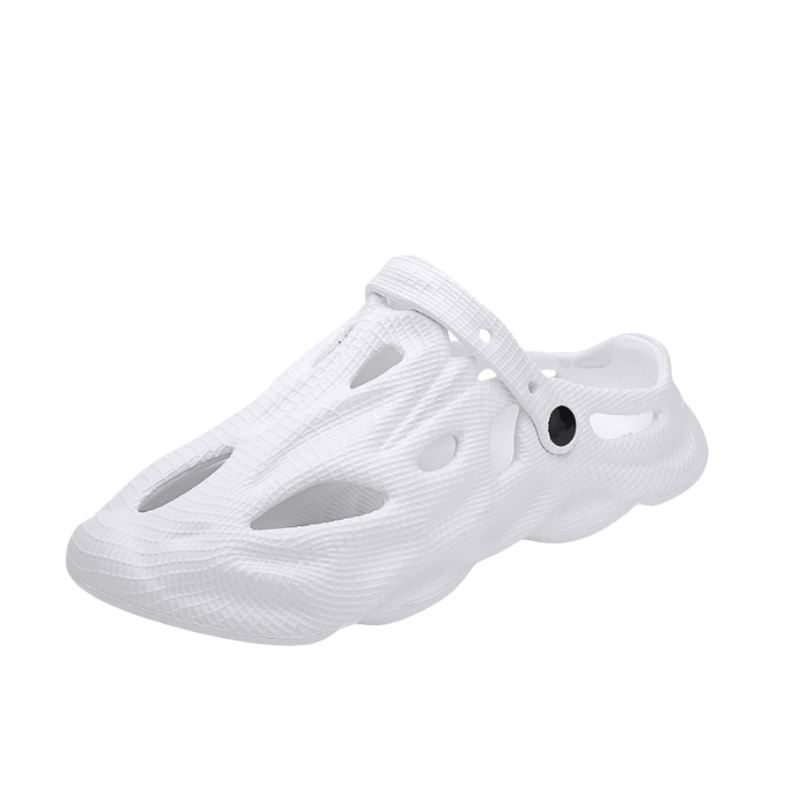 Theodor – Pantoffels met Patroon en Ventilatiegaatjes, Antislipzool Velani