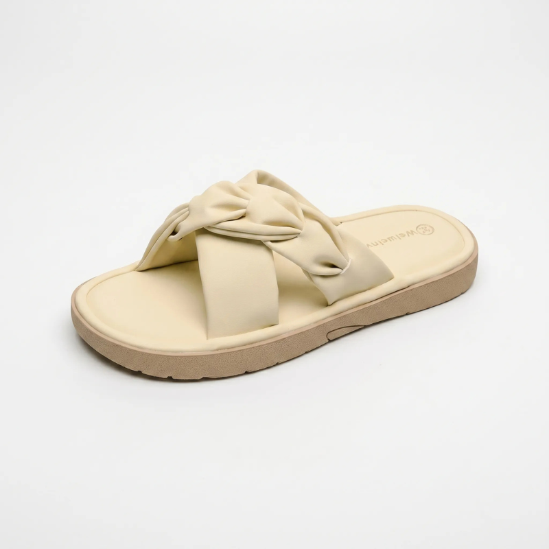 Ladies' Knotted Slide Slippers