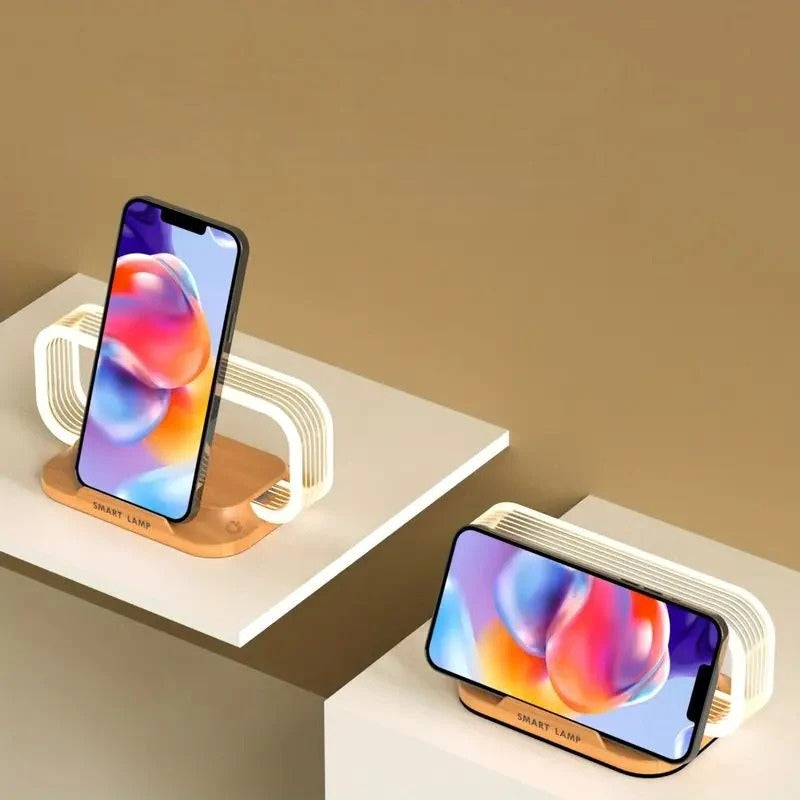 GlowCharge – LED Table Lamp with Wireless Charging Function