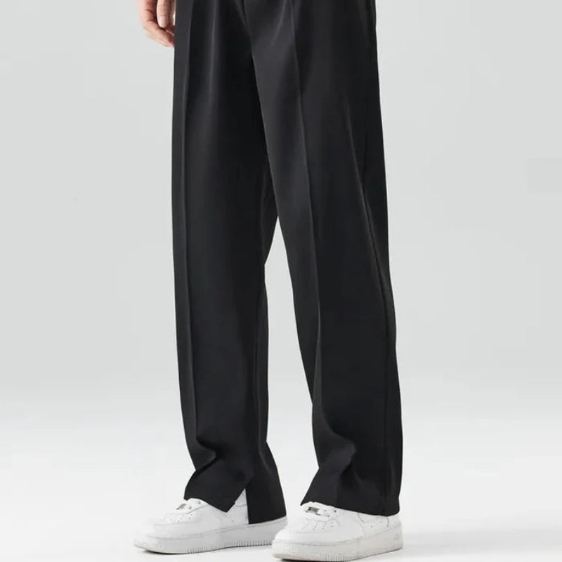 Willie – Losse broek met elastische taille en zakken Velani