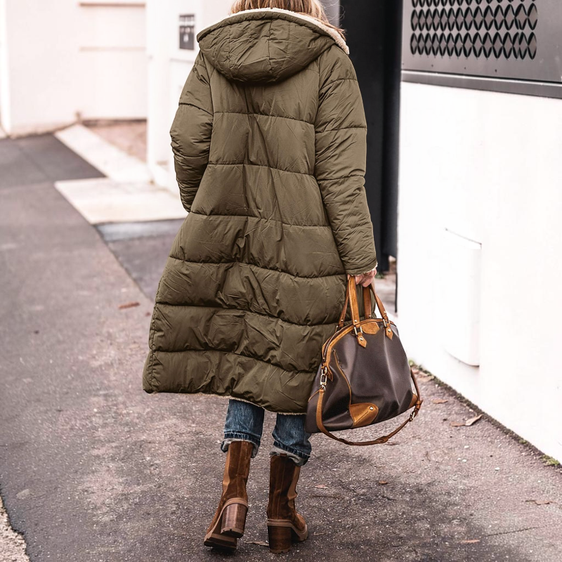Women's Cozy Hooded Parka Coat