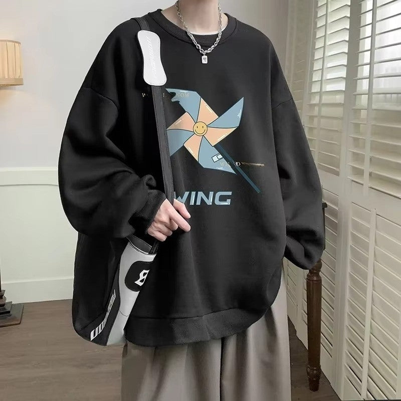 Ethan – Oversized Sweater With Long Sleeves And Ribbed Hem