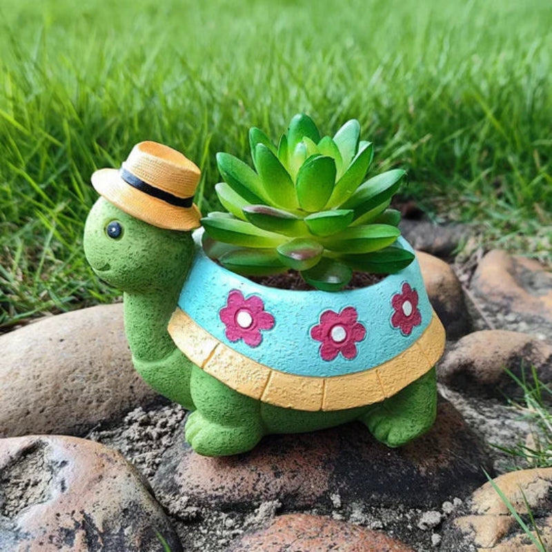 TerraTurtle – Turtle Shaped Decorative Plant Pot for Indoor Decor