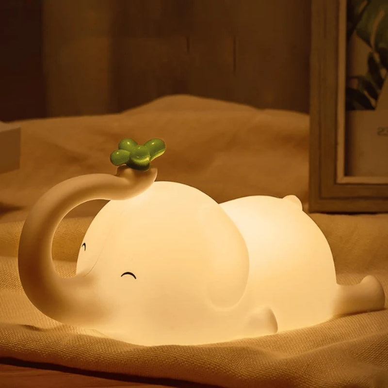 EleGlow – Rechargeable Elephant Night Light for Children