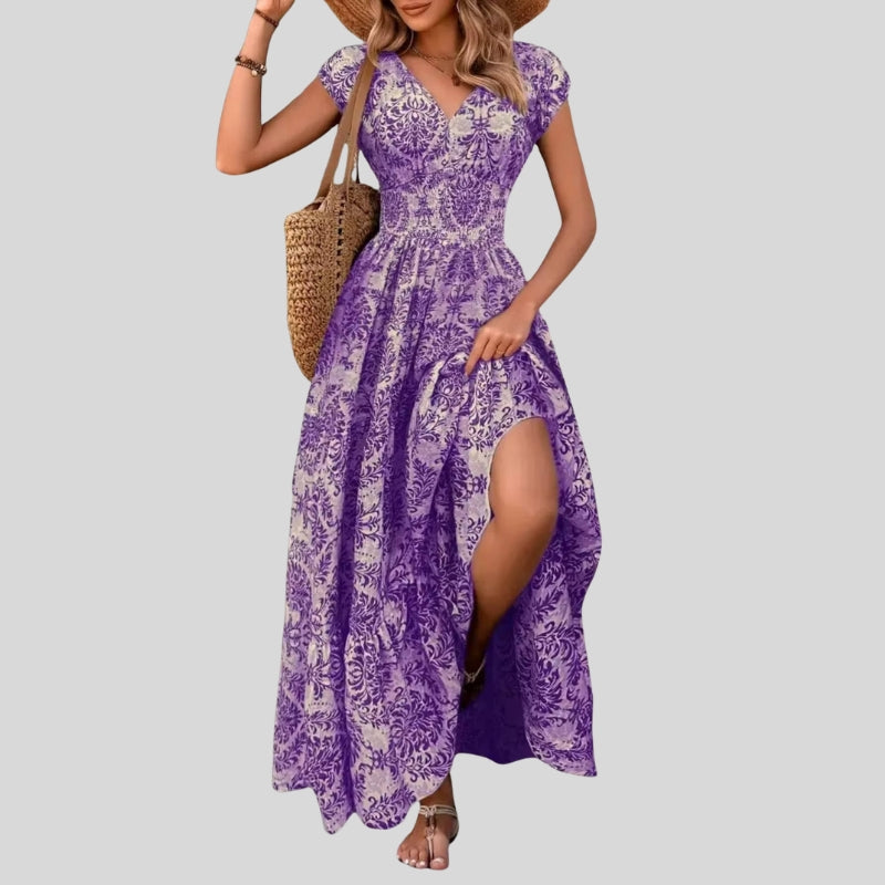 Women’s Maxi Dress Sleeveless V Neck