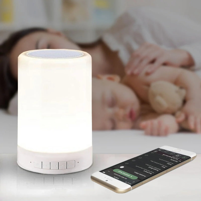 SoundGlow – Bluetooth Speaker with Mood Lighting Lamp