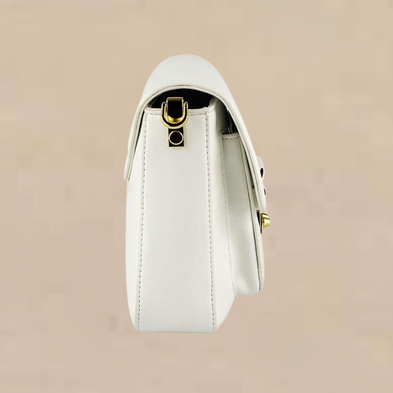 Structured Crossbody Bag with Adjustable Strap