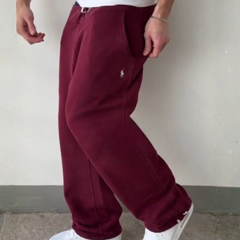 Oliver – High Waisted Wide Leg Trousers with Side Pockets