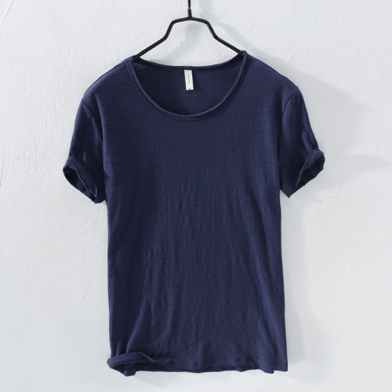 Harry – Loose Fit Round Neck Short Sleeve Shirt