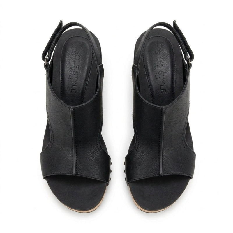 Women's Wedge Sandals with Adjustable Strap