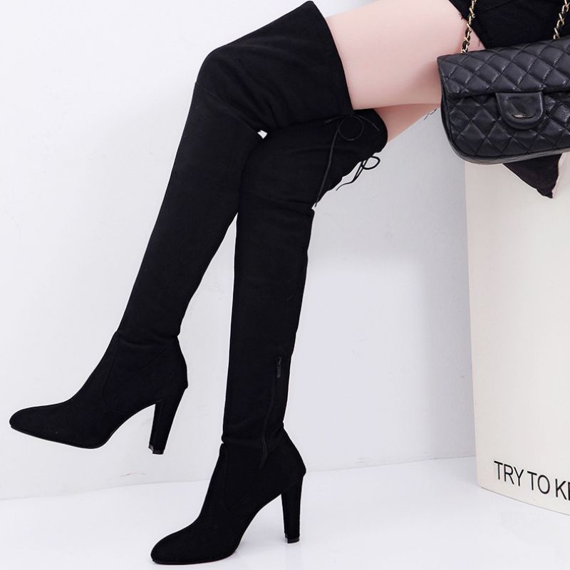 Women Overknee High Heel Boots