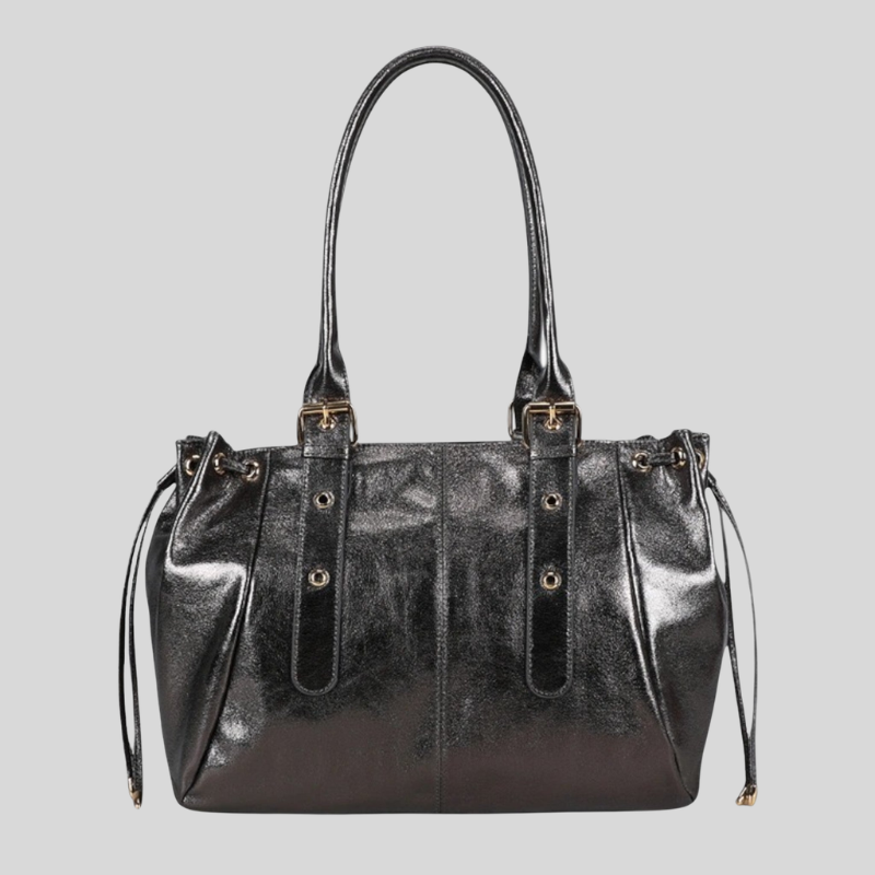 Women's Shoulder Bag with Multi-Compartment and Adjustable Strap