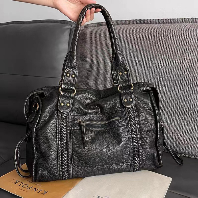 Large Handbag with Organized Storage Design