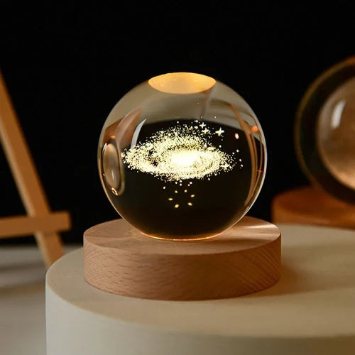 OrbitGlow – 3D Planet Night Light with Solar System Globe Design