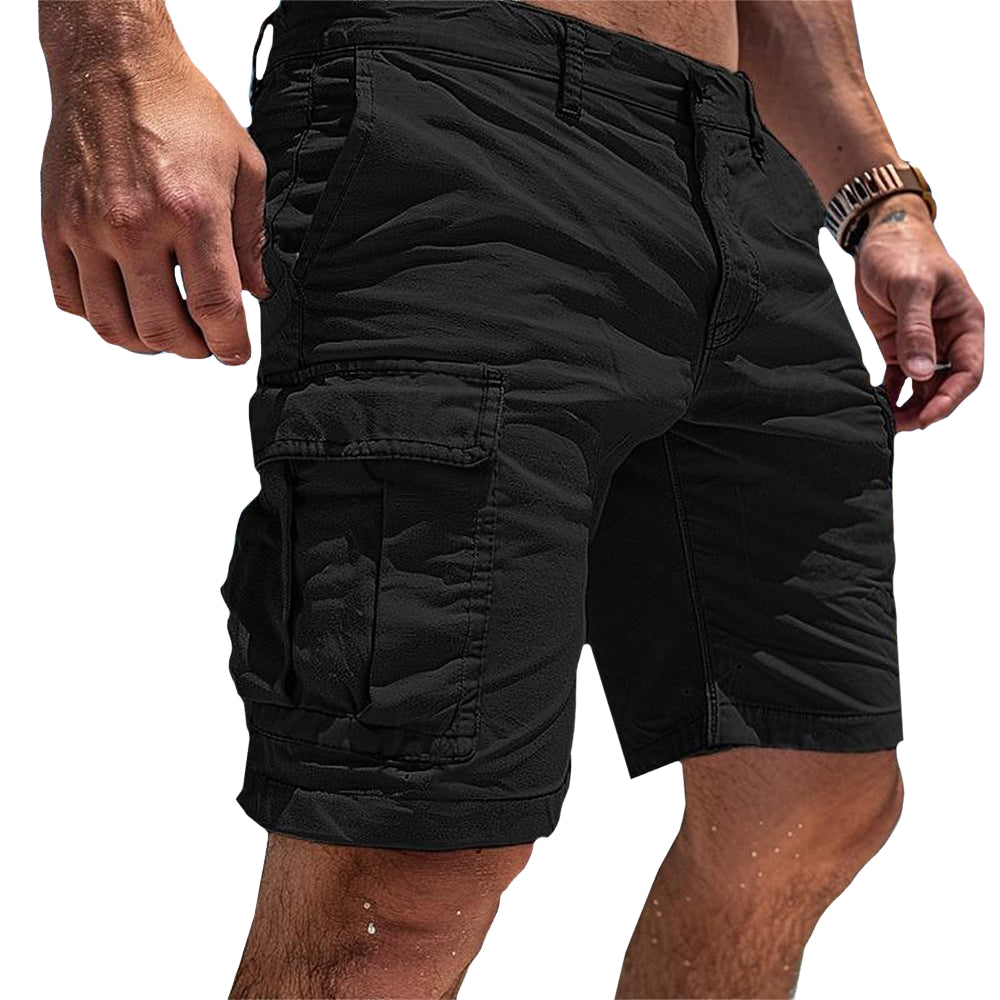 Alexander - Losse pasvorm Cargo Shorts met Meerdere Zakjes Velani