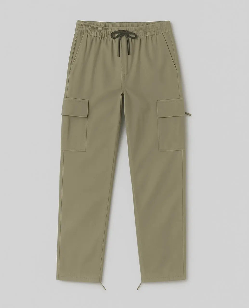 Katoenen Cargobroek Met Functionele Zakken-Pants-Velani-Groen-S-Velani