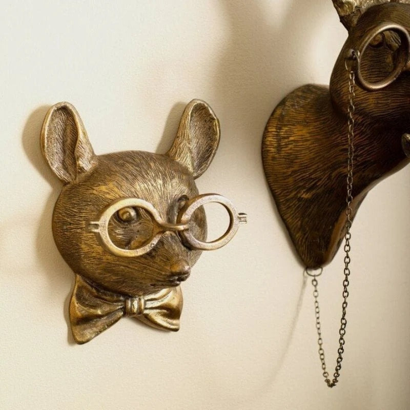 ArtWild – Wall-Mounted Animal Head Sculpture for Home Decor
