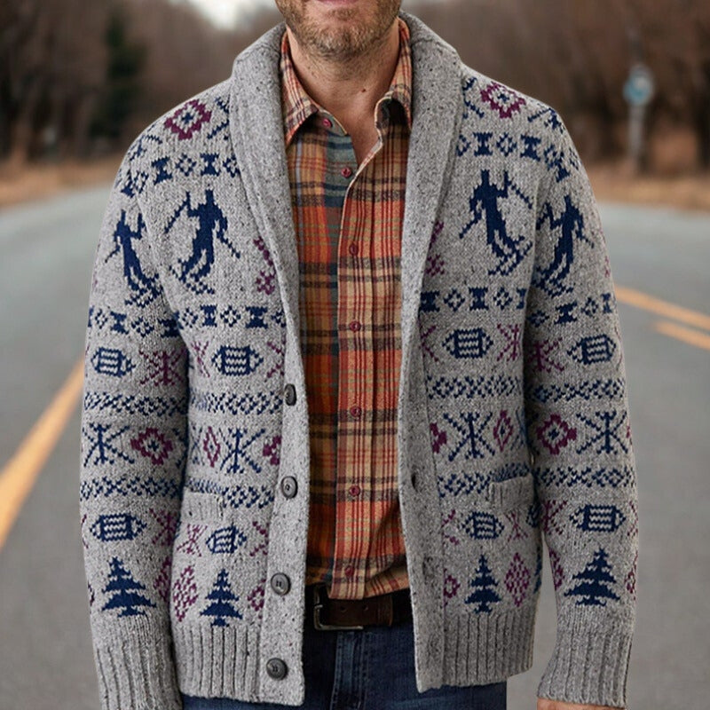 Liam – Long Sleeve Sweater with Button Closure