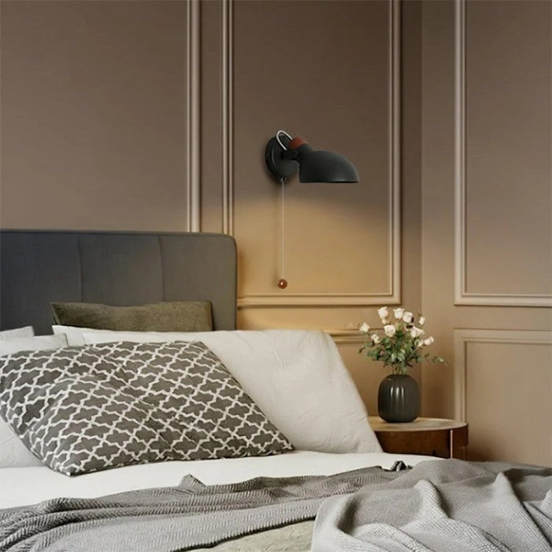 GlowBend – Swivel Wall Lamp with Pull Cord Switch