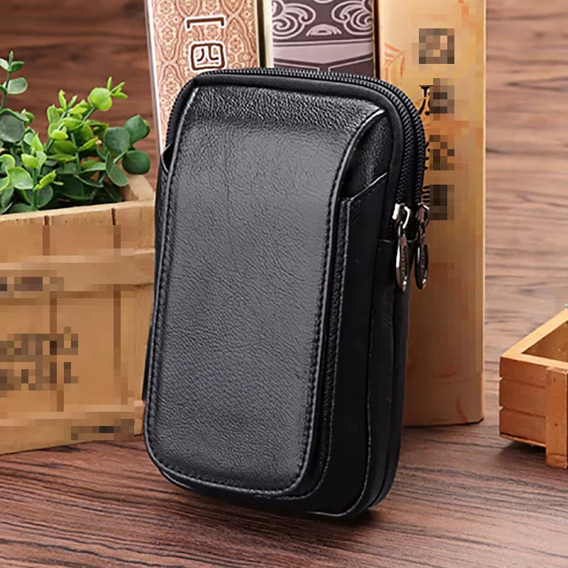 Lucas – Heuptasje met dubbele ritssluiting voor essentials Velani