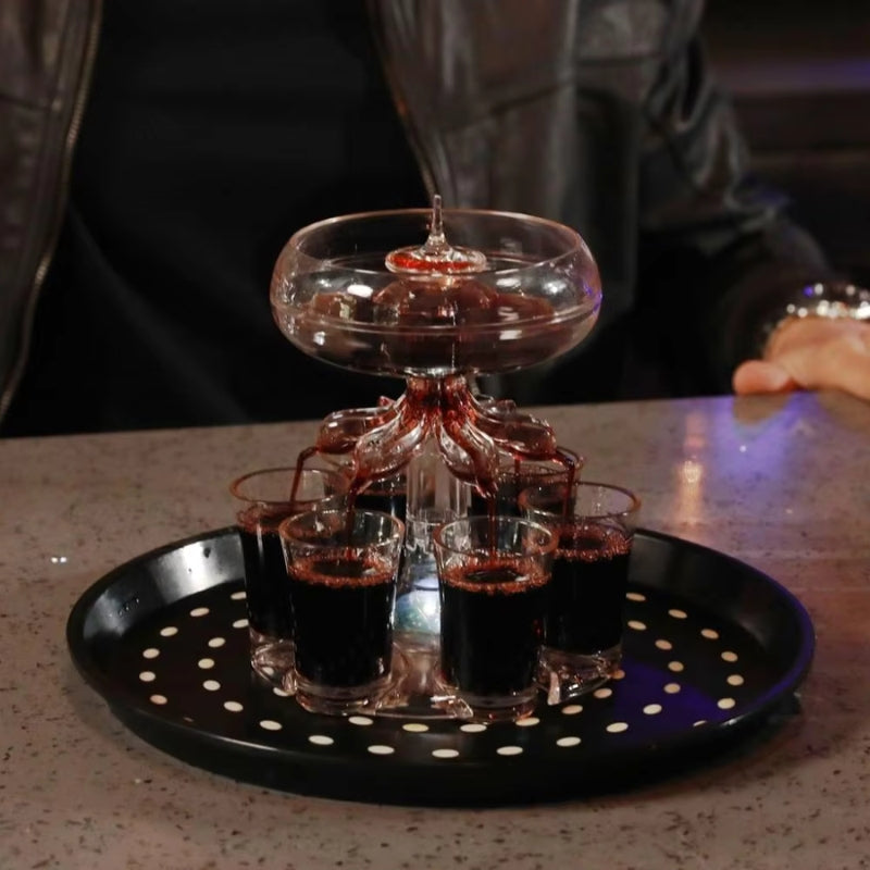 DrikBend – Glass Set with Smart Dispenser
