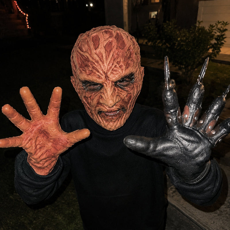 BurnShade Horror Mask with Sculpted Details