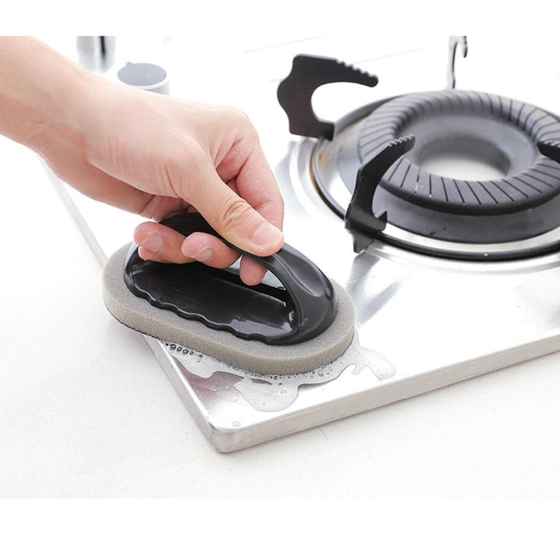 CleanSweep – Round Sponge Brush with Handle