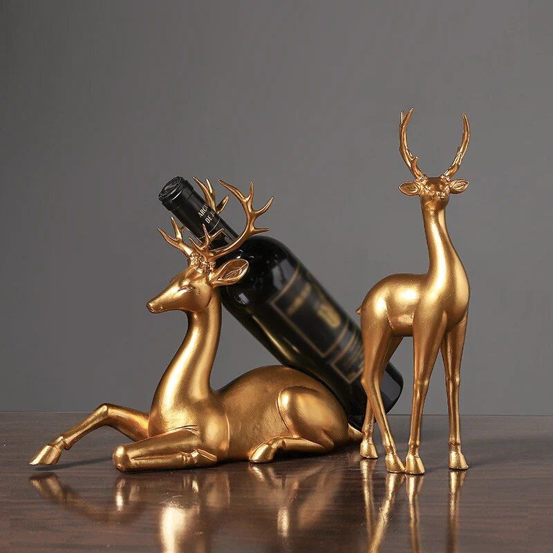 ArtProwl – Decorative Animal Statue with Walking & Sitting Pose