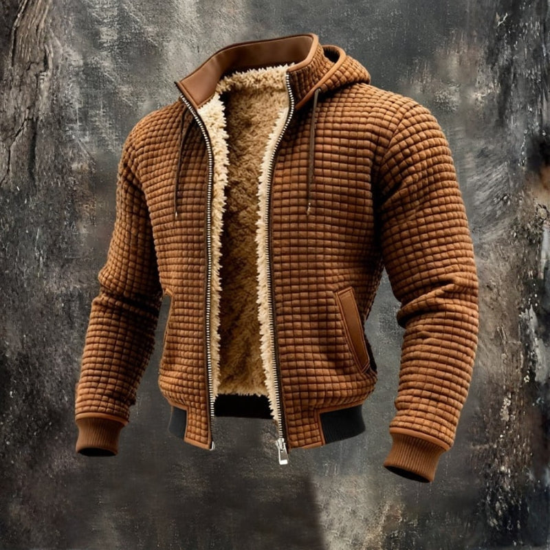 Logan – Long Sleeve Jacket with Zipper Closure and Pocket