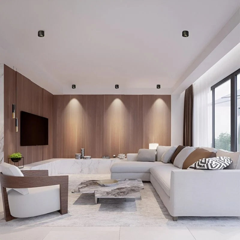 LumiSpin – Rotating LED Ceiling Light with Round Shape