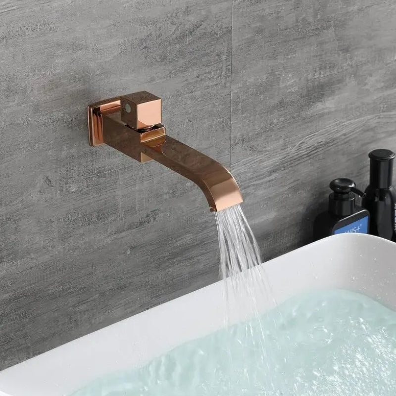 AquaFlex – Wall-Mounted Faucet with Curved Spout & Adjustable Design