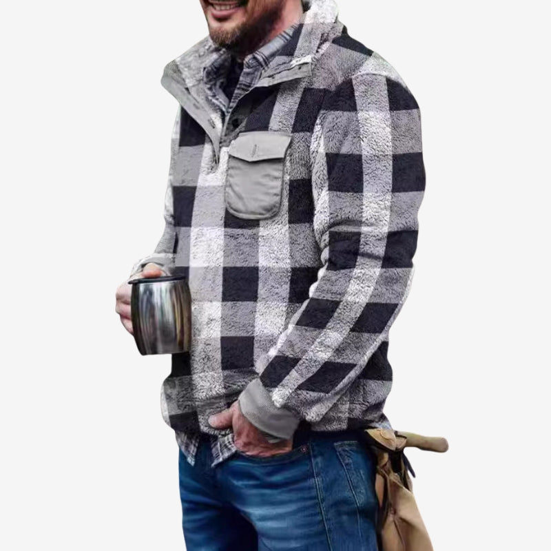 Liam – Long Sleeve Jacket with Standup Collar