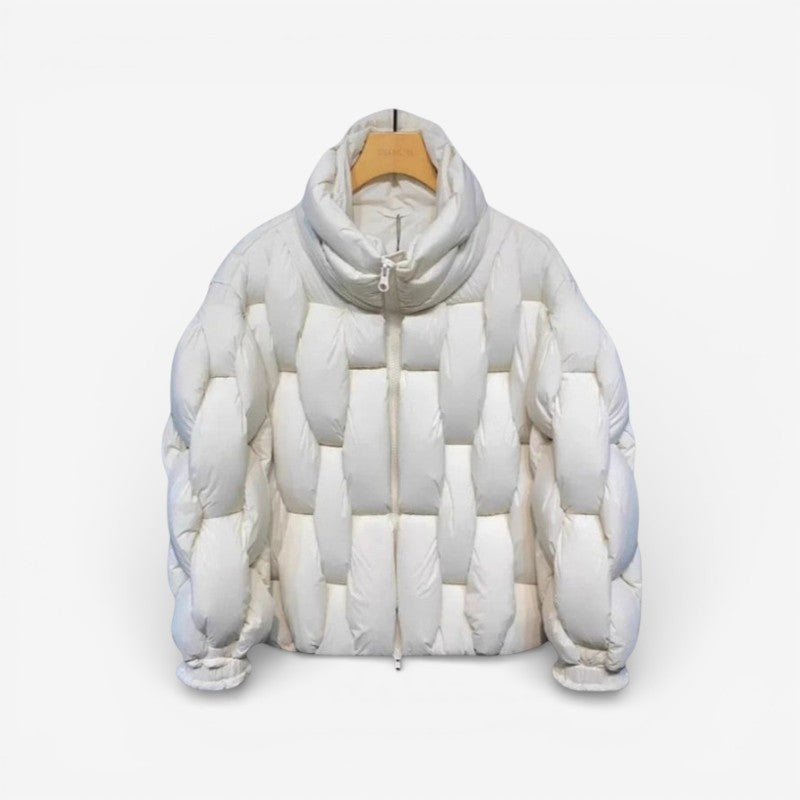 Ethan – Long Sleeve Coat with Zipper Closure