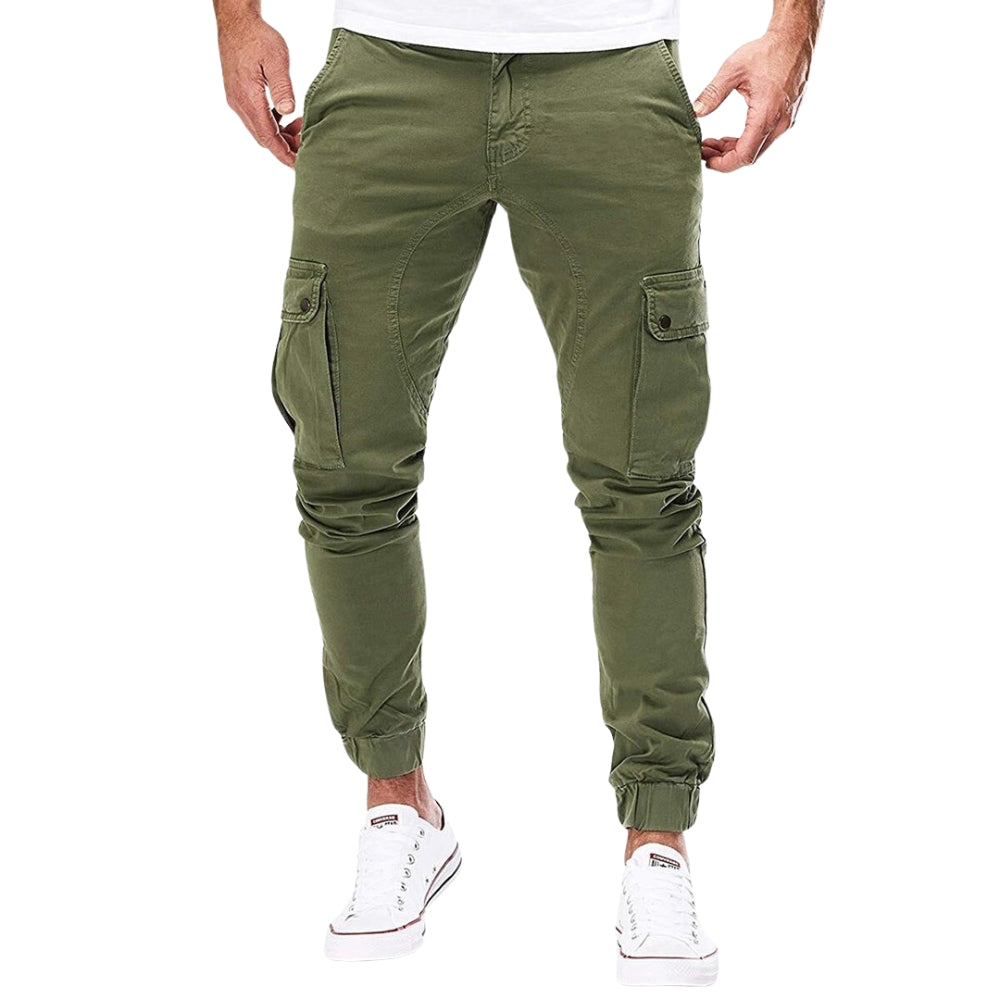 Noah – Cargo Broek met Rechte Pijpen en Meerdere Zakken Velani