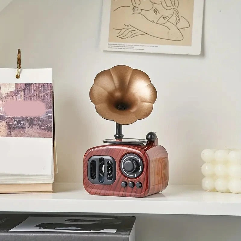 MelodyTale – Decorative Music Box with Gramophone Design