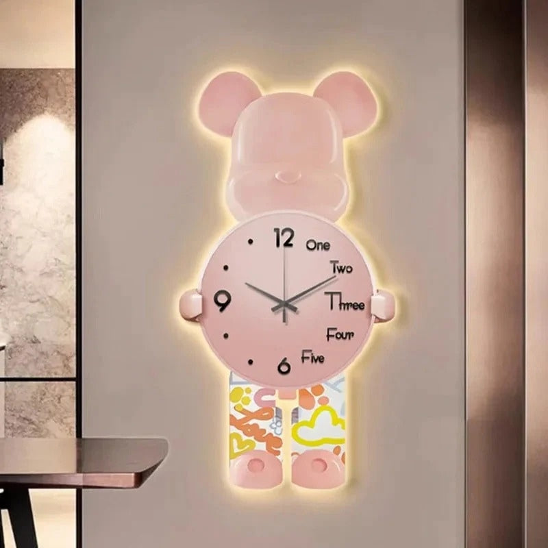 BearTime – Charming Bear-Shaped Digital LED Wall Clock
