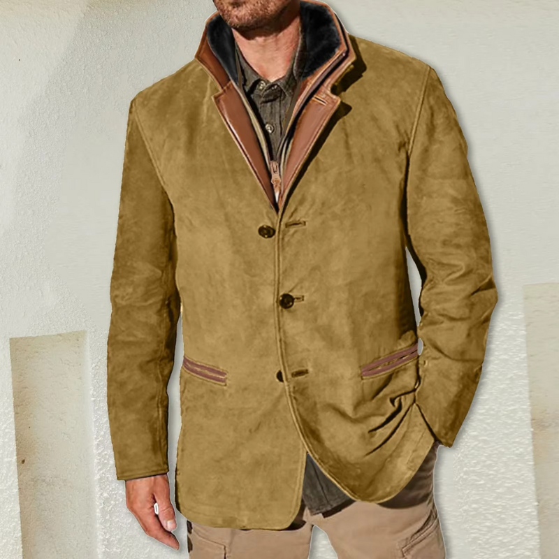 Julian – Jas met reverskraag lange mouwen en zakken Velani