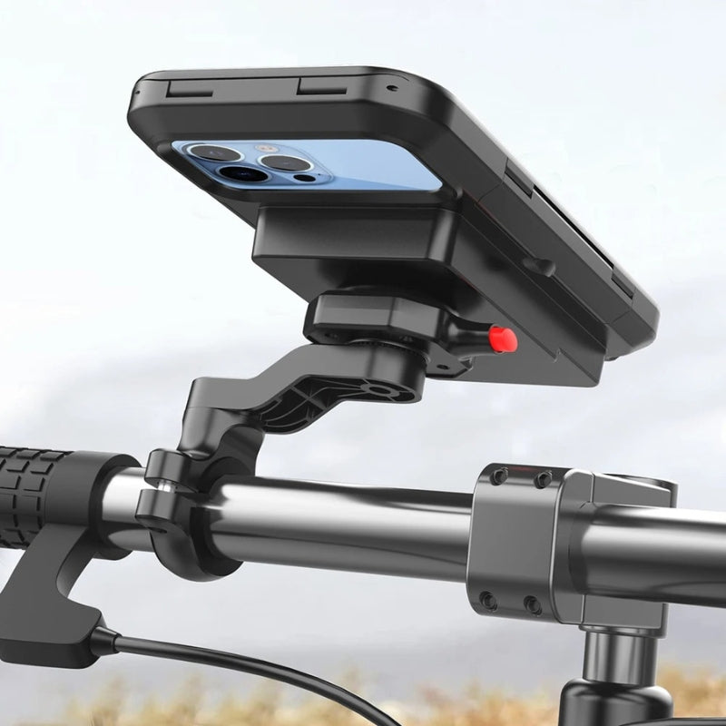 FlexiDock – Bike/Motorcycle Phone Holder with Adjustable Clamp