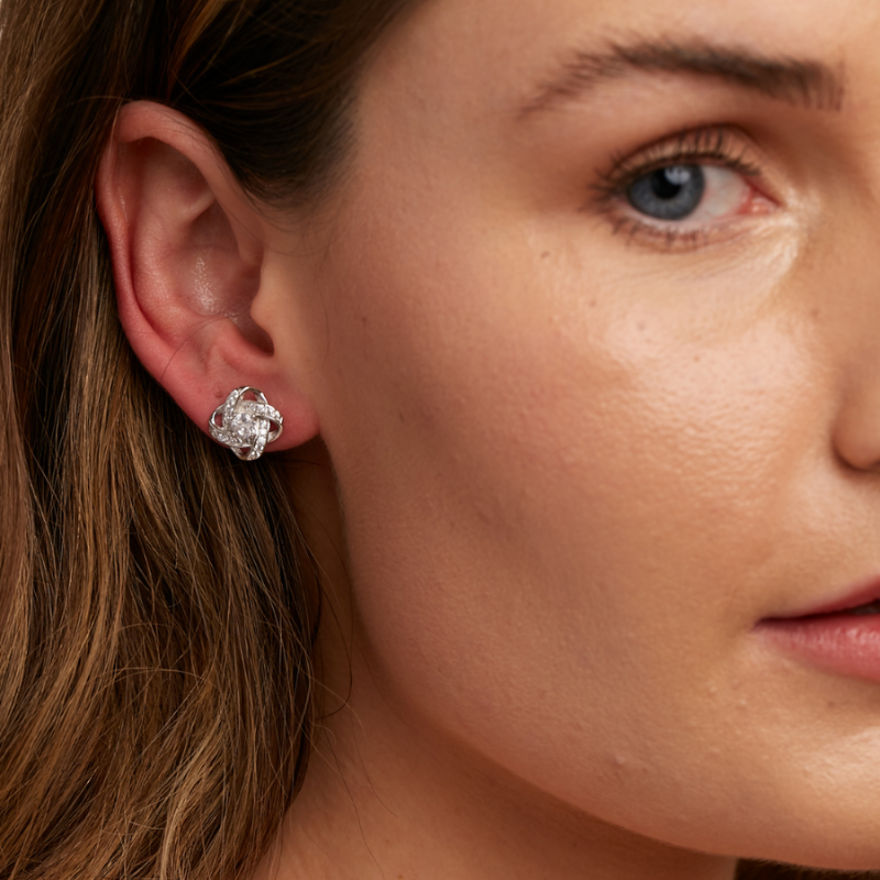 Wrapped Design Earrings for Daily Wear