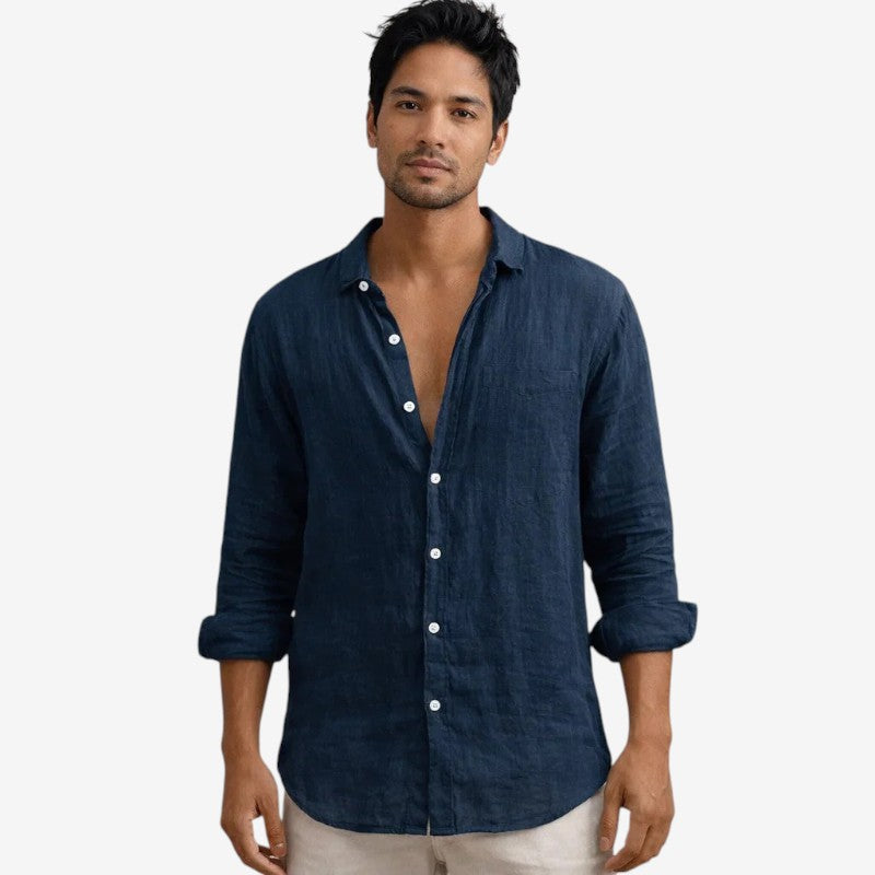 Men's Long Sleeve Button-Down Shirt