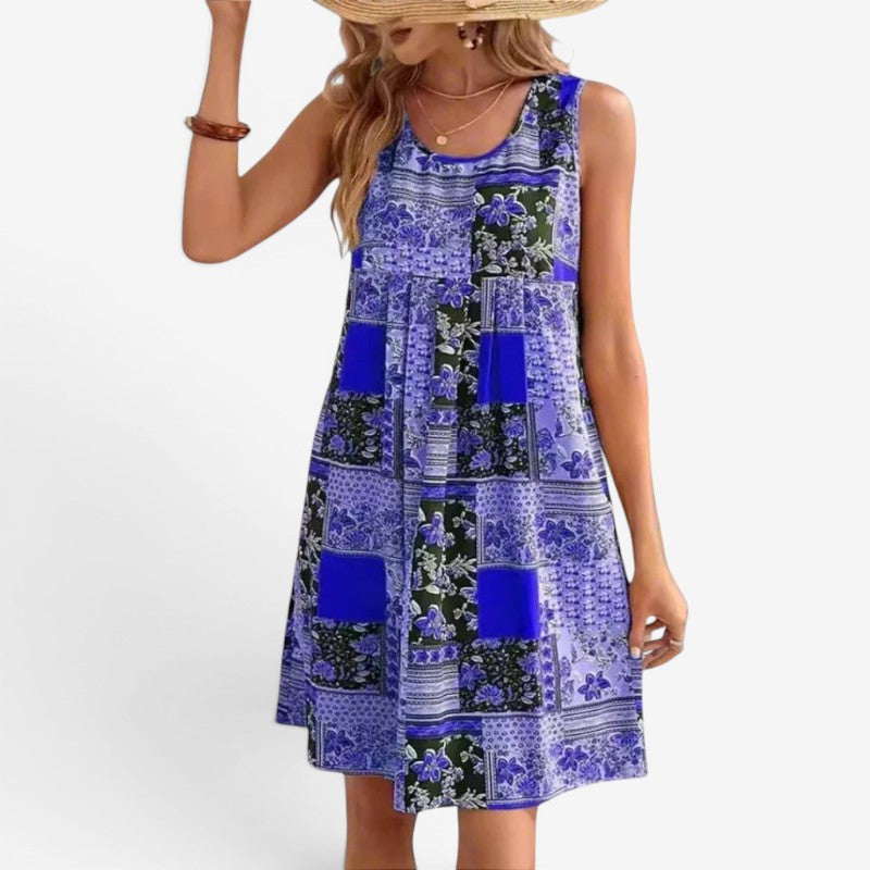 Women’s Mini Dress Sleeveless Wide Straps