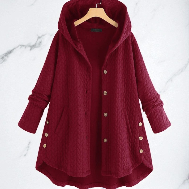 Julie – Jas met lange mouwen en knoopzakken Velani