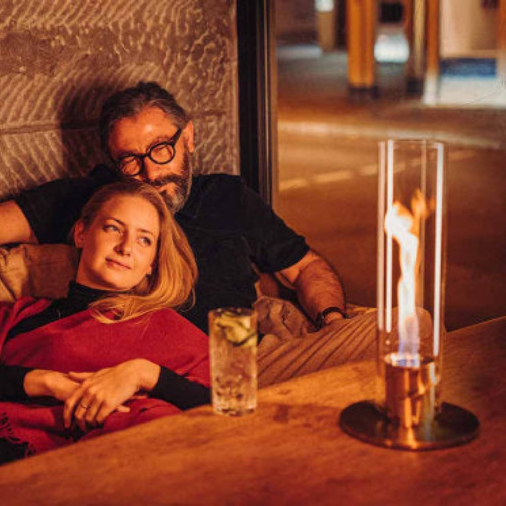 FlameAura – Tafelhaard met verstelbare vlaminstellingen Velani